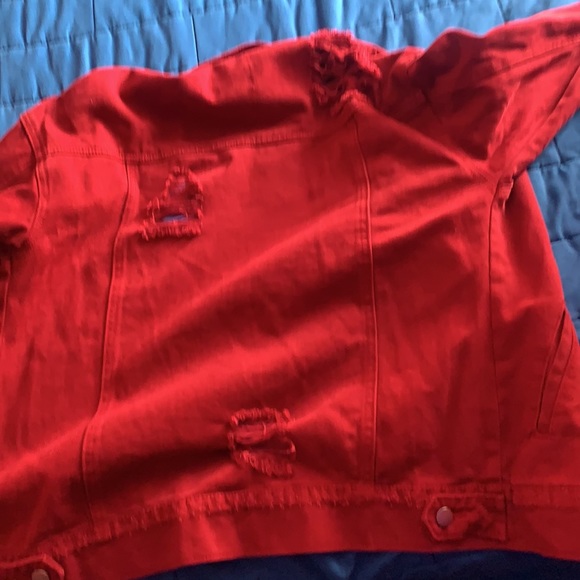 red denim jacket - Picture 3 of 3